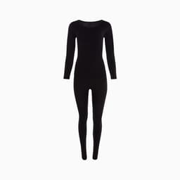 Термобельё женское (лонгслив, легинсы), чёрное, размер 42-44 (S)