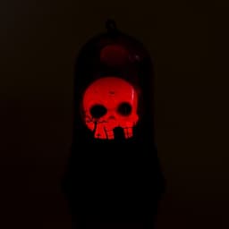 Фигурка световая «Хэллоуинский череп», LED-ночник, МИКС