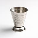 Джиггер «Металлик», 15/75 мл, с мерными делениями, нержавеющая сталь, серебристый