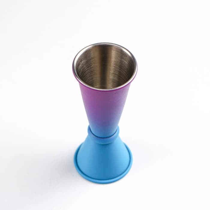 Джиггер Flume, 15/30 мл, нержавеющая сталь, сине-фиолетовый
