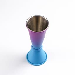 Джиггер Flume, 15/30 мл, нержавеющая сталь, сине-фиолетовый