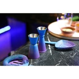 Джиггер Flume, 15/30 мл, нержавеющая сталь, сине-фиолетовый