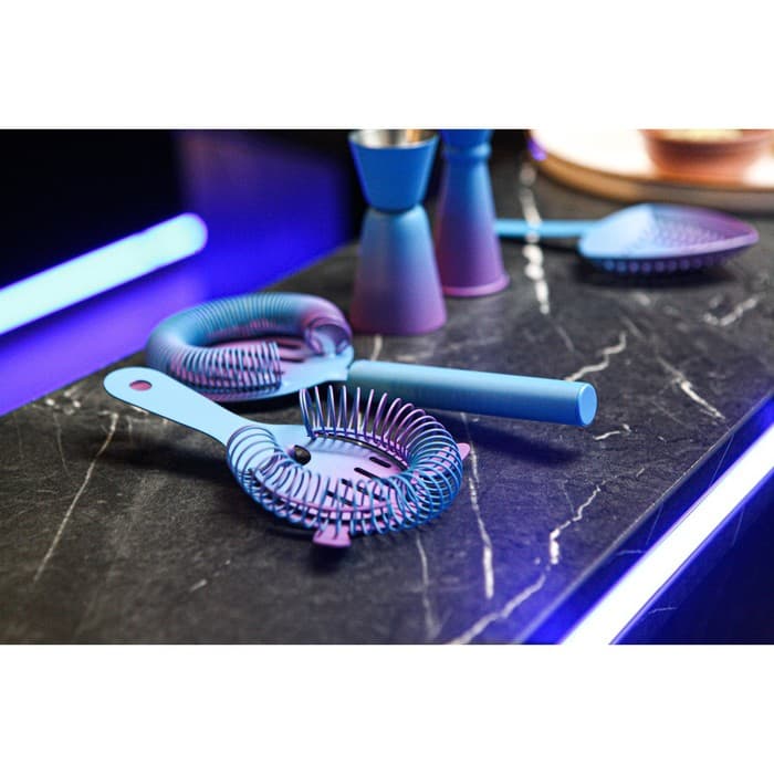 Стрейнер Flume с ушками, h=20 см, нержавеющая сталь, сине-фиолетовый