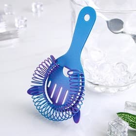 Стрейнер Flume с ушками, h=14.3 см, нержавеющая сталь, сине-фиолетовый