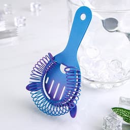 Стрейнер Flume с ушками, h=14.3 см, нержавеющая сталь, сине-фиолетовый