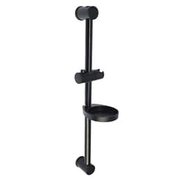 Душевая стойка ZEIN F01, с мыльницей и держателем, черная