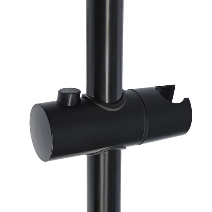 Душевая стойка ZEIN F01, с мыльницей и держателем, черная