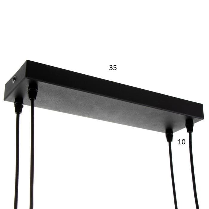 Люстра Ронделл LED 60 Вт 4000К черный 89×35×100 см BayerLux