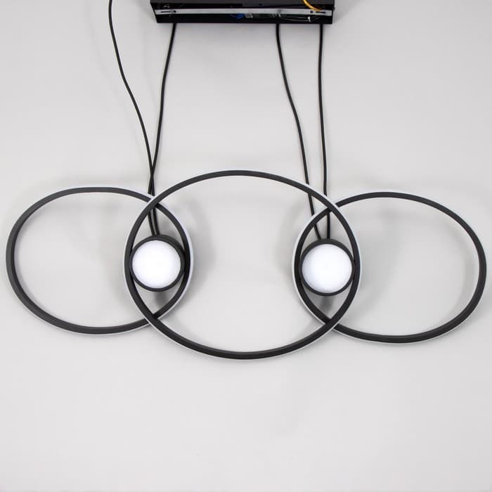 Люстра Ронделл LED 60 Вт 4000К черный 89×35×100 см BayerLux