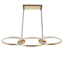 Люстра Ронделл LED 60 Вт 3000К золото 89×35×100 см BayerLux