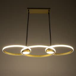 Люстра Ронделл LED 60 Вт 3000К золото 89×35×100 см BayerLux