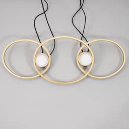 Люстра Ронделл LED 60 Вт 3000К золото 89×35×100 см BayerLux