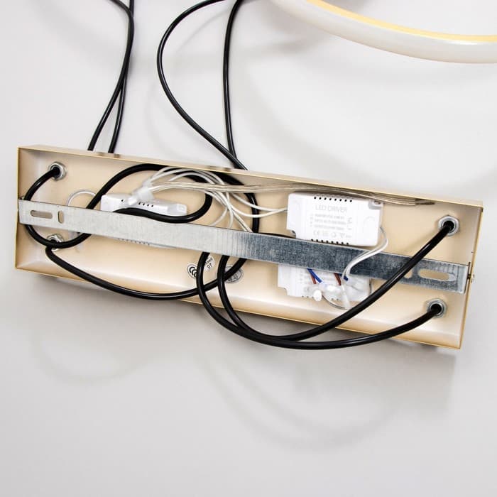 Люстра Ронделл LED 60 Вт 3000К золото 89×35×100 см BayerLux