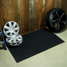 Коврик eva универсальный Grand Caratt, Соты 130×80 см, черный