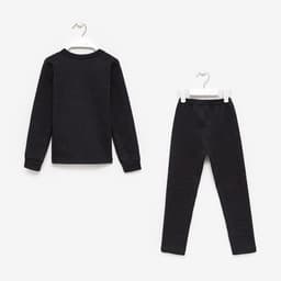 Термобельё для девочки (джемпер, брюки), серое, рост 146 см