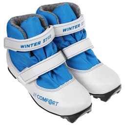 Ботинки лыжные детские Winter Star comfort kids, NNN, размер 28, белые, синие