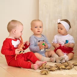 Боди детское «Крошка Я» Mery Xmas, рост 74-80 см, серое