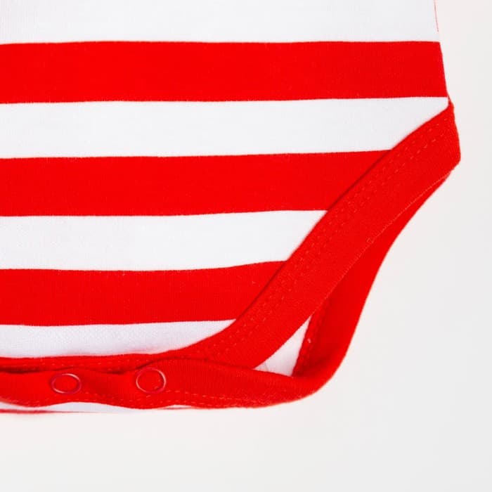 Платье - боди для девочки «Крошка Я. Бантик», рост 74-80 см, красное, белое