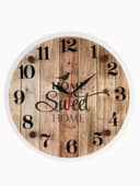 Часы настенные интерьерные «Милый дом», кварцевые, бесшумные, d=30 см, от батарейки 1×AA