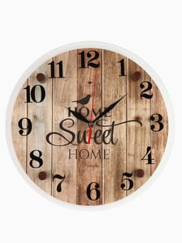 Часы настенные интерьерные «Милый дом», кварцевые, бесшумные, d=30 см, от батарейки 1×AA