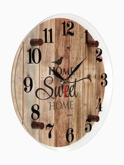 Часы настенные интерьерные «Милый дом», кварцевые, бесшумные, d=30 см, от батарейки 1×AA