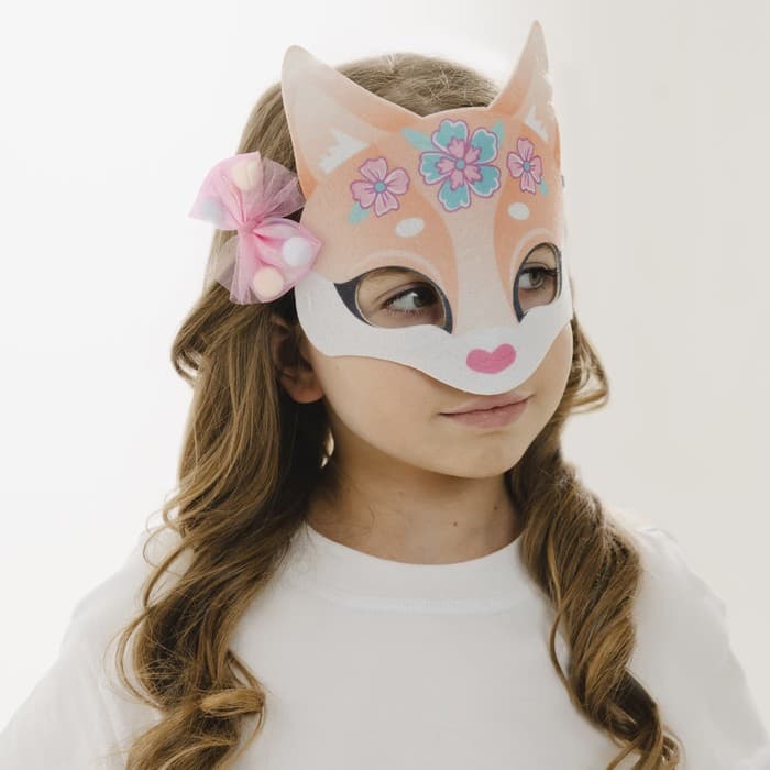 Маска карнавальная с аксессуарами «Лисичка», МИКС