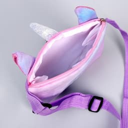 Сумка детская «Плюшевый единорог», 17×13×3 см