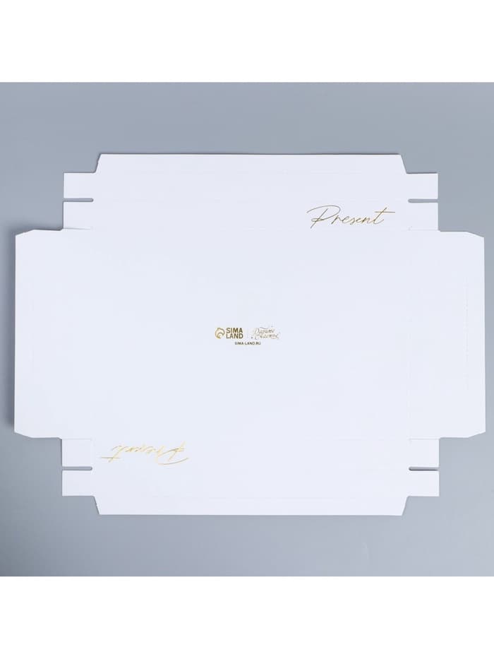 Коробка кондитерская для муссовых пирожных «Present», 27×17.8×6.5 см