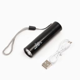 Фонарь ручной аккумуляторный, 3 Вт, 300 Лм, 500 мАч, OSI, 3 режима, USB