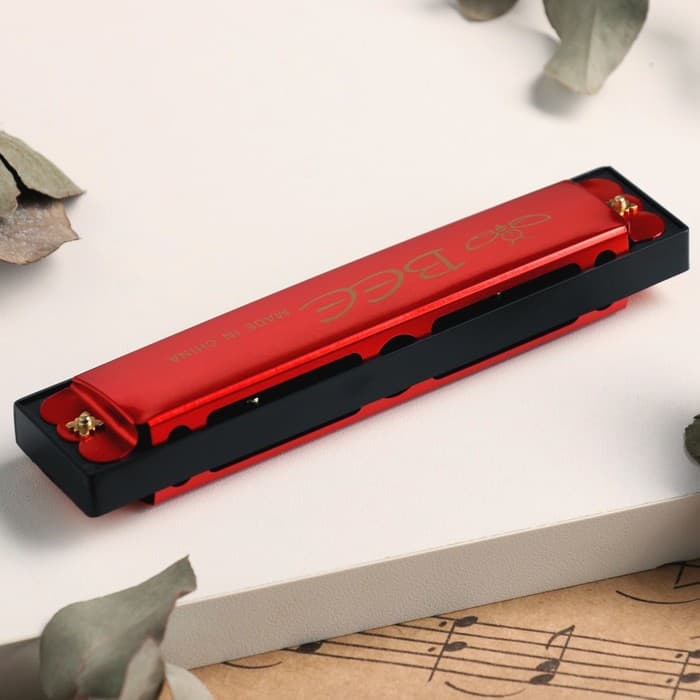 Губная гармошка, хроматическая, 16 отверстий, МИКС