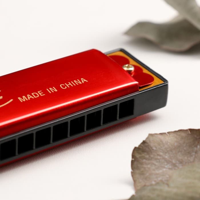 Губная гармошка, хроматическая, 16 отверстий, МИКС