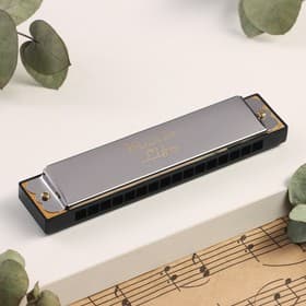 Губная гармошка, хроматическая, 16 отверстий, МИКС