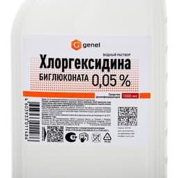 Водный раствор хлоргексидина биглюконата 0.05%, 1 л