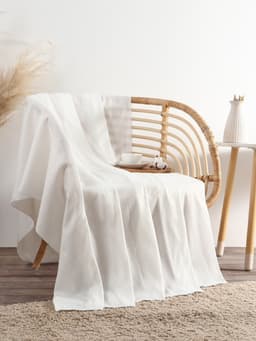 Плед флисовый «Экономь и Я», 150×200 см, 160 г/м², белый