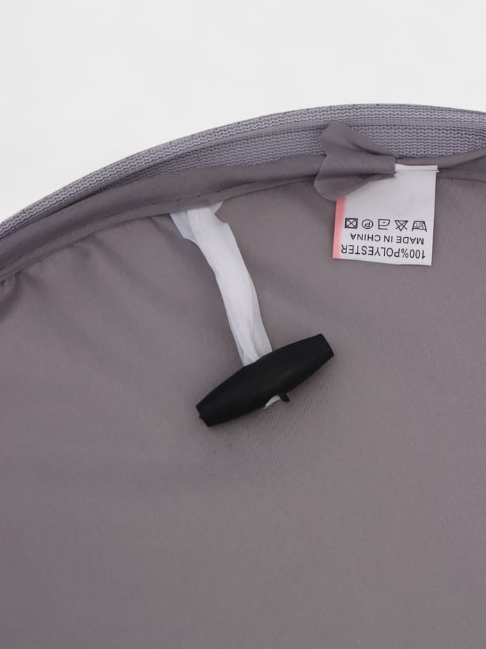 Корзина для белья складная Доляна, 35×35×43 см, серая