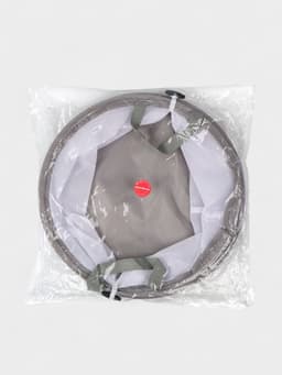 Корзина для белья складная Доляна, 35×35×43 см, серая