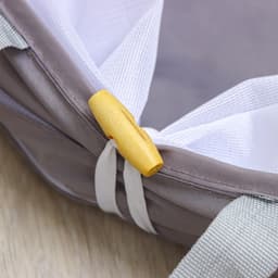 Корзина для белья складная Доляна, 35×35×43 см, серая