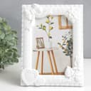 Фоторамка для фото 10×15 см «Романтика», пластик, белая, 17×22 см