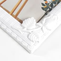 Фоторамка для фото 10×15 см «Романтика», пластик, белая, 17×22 см