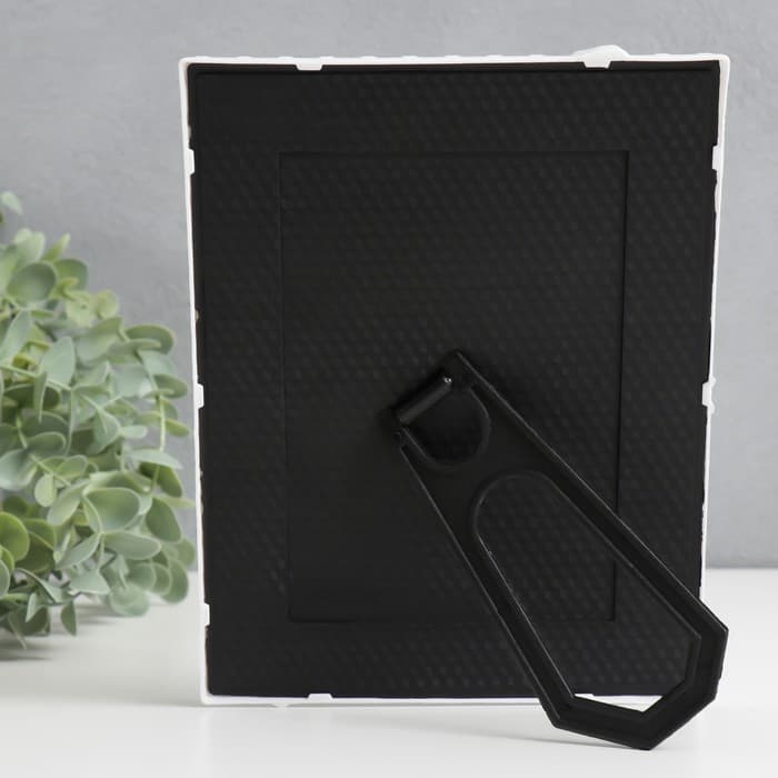 Фоторамка для фото 10×15 см «Романтика», пластик, белая, 17×22 см