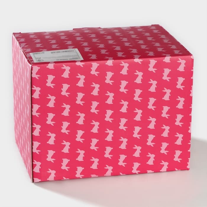 Заварочный чайник Доляна «Зайка», 800 мл, доломит, белый