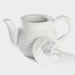 Заварочный чайник Доляна «Зайка», 800 мл, доломит, белый