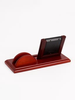 Набор настольный 2 в1 (часы Д-004, визитница)