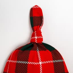 Набор новогодний: боди, штукианишки и шапочка Крошка Я «Клетка», рост 74-80 см