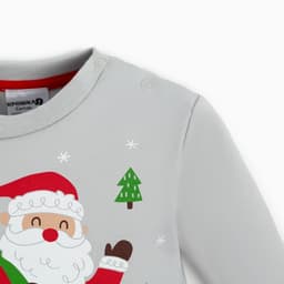 Костюм детский (джемпер, брюки) «Крошка Я. Мой первый НГ», рост 80-86 см, красный, серый