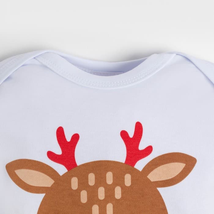 Костюм детский (джемпер и брюки) «Крошка Я. Мой первый НГ», рост 68-74 см, красный, белый