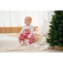 Костюм детский (джемпер и брюки) «Крошка Я. Мой первый НГ», рост 68-74 см, красный, белый