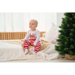 Костюм детский (джемпер и брюки) «Крошка Я. Мой первый НГ», рост 68-74 см, красный, белый