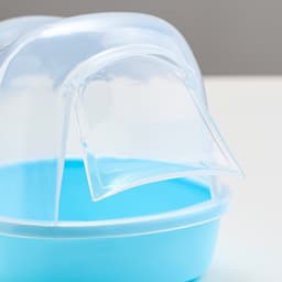 Ванночка - купалка для грызунов «Пижон», 13×10×10 см, фигурная, пластик, синяя