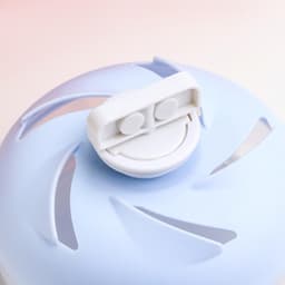 Колесо для грызунов, 11 см, тихое, с металлическим стержнем, пластик, синее